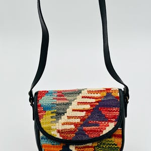 Kilim clutch bag, Kilim bag, Kilim crossbody bag, Kilim Leather bag, Boho bag, Gift for her, Handwoven bag, Ethnic bag, Christmas gift