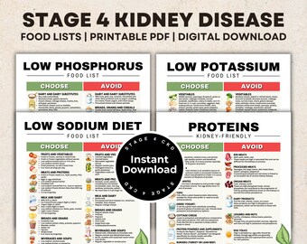 Lista de alimentos para la enfermedad renal en etapa 4, dieta renal, lista de alimentos aptos para los riñones, dieta renal, alimentos bajos en fósforo, potasio y sodio, buenas proteínas