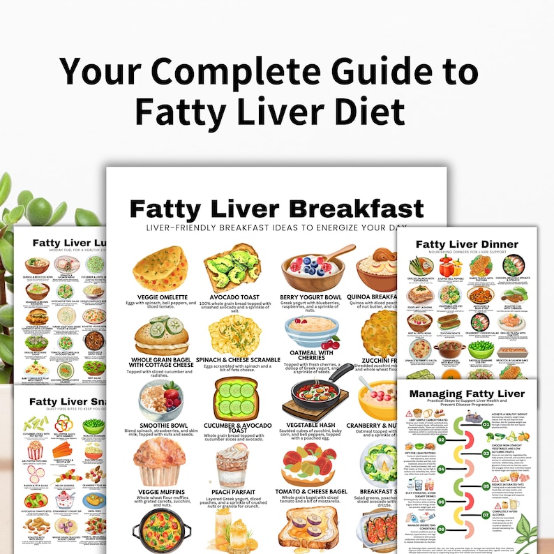 Fatty Liver Meal Plan Fatty Liver Diet Food List for Fatty Liver ...