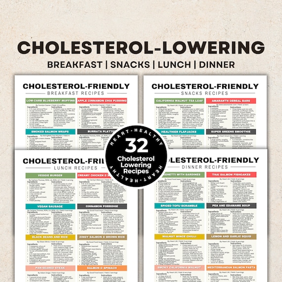 lunch meal fir klow cholesterol diet Lowering Recipes, HDL and LDL Lipid Lowering Heart Healthy Food List, High Fiber Low Cholesterol Planning, Printable PDF nadph and glutathione does JP-Goods Quantity:2 bottles
