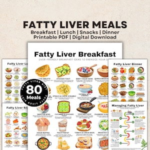 Fatty Liver Meal Plan Fatty Liver Diet Food List for Fatty Liver Disease, Liver Detox, Foods to Choose with Nonalcoholic Fatty Liver Disease