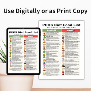 PCOS Diet Food List, Low Glycemic Index Foods High Fiber Foods, Anti-Inflammatory Foods, Polycystic Ovary Syndrome Food List for Weight Loss

PCOS meal plan
PCOS Planner
Weight Loss
PCOS Friendly Foods
PCOS Superfoods
PCOS Diet Plan
PCOS management