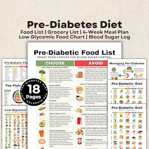 Pre-diabetesdieet, prediabetische voedingslijst, maaltijdplan voor prediabetes, lage glycemische index, diabetesvoedselgids, diabetische voedingskaart