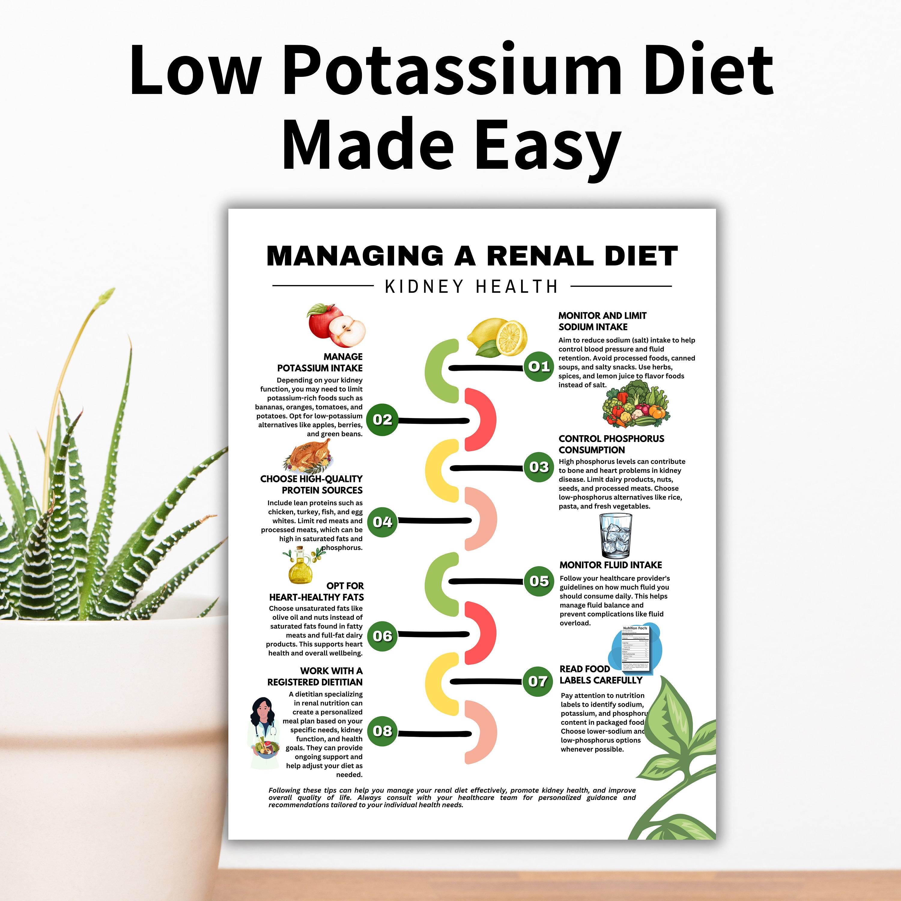 Low Potassium Diet Food List for Stage 4 Kidney Disease Renal Diet ...