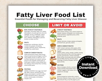 Lista de alimentos para la enfermedad del hígado graso, plan de alimentación para el hígado graso, desintoxicación hepática, alimentos que se deben evitar con la enfermedad del hígado graso no alcohólico