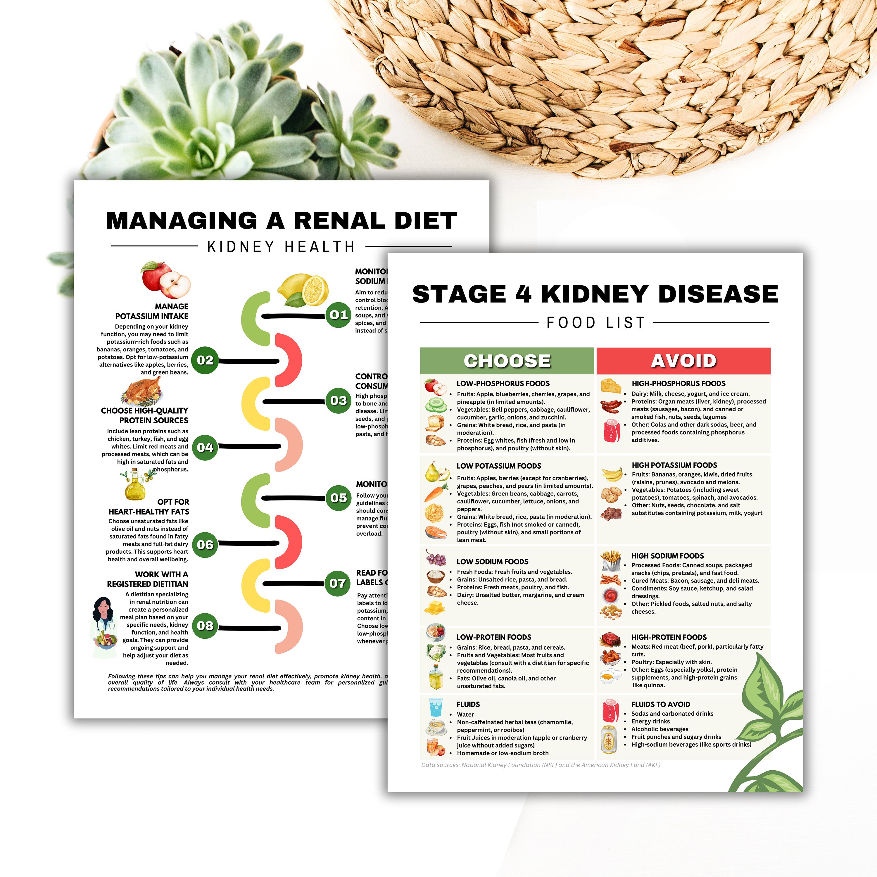 Stage 4 Kidney Disease Food List, Renal Diet, Kidney Friendly Food List ...