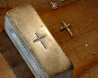 Reproduction d'un moule en pierre ollaire trouvé à Averøy, Norvège