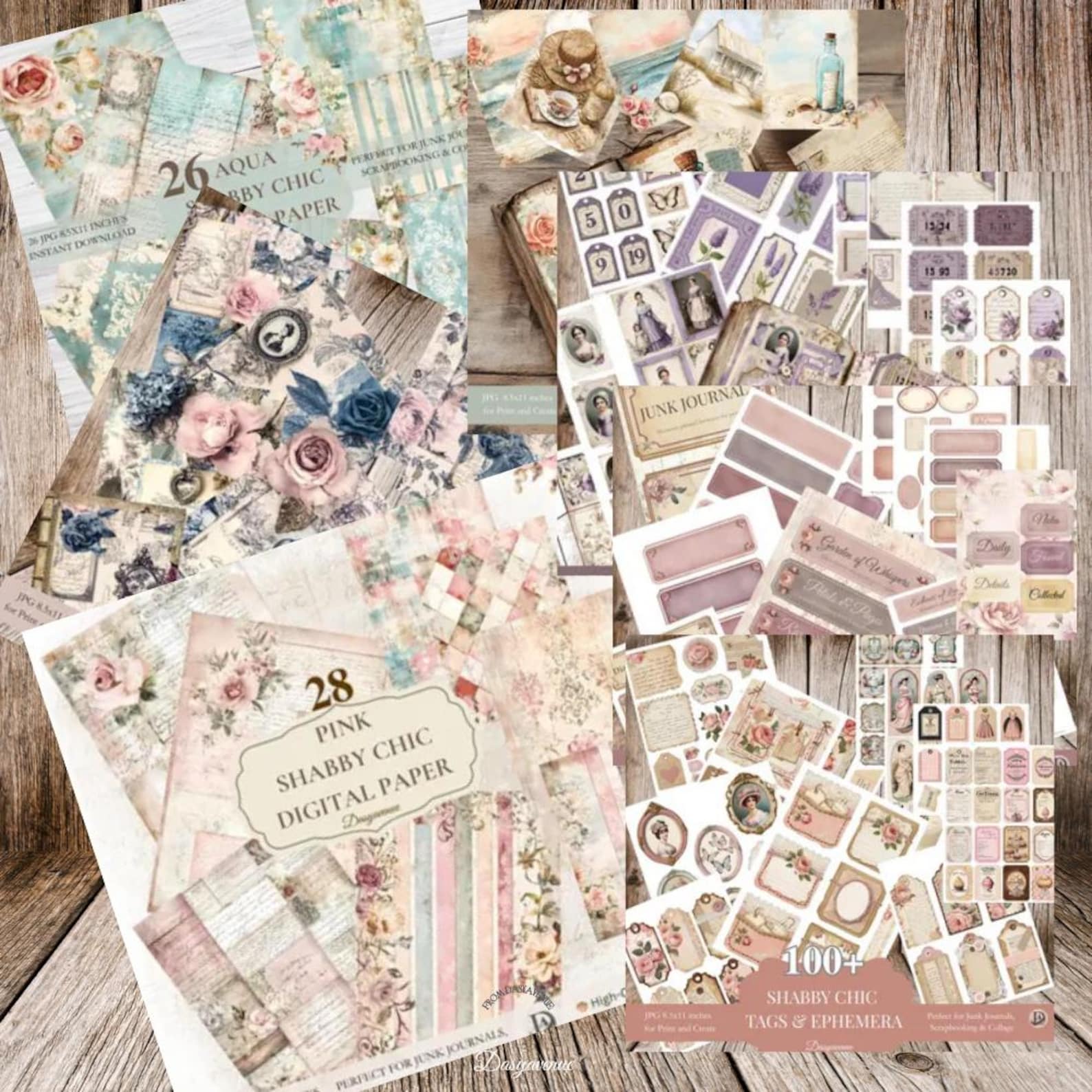 5000+ Vintage Junk Journal Printable Bundle – Mega Bundle Digital ...