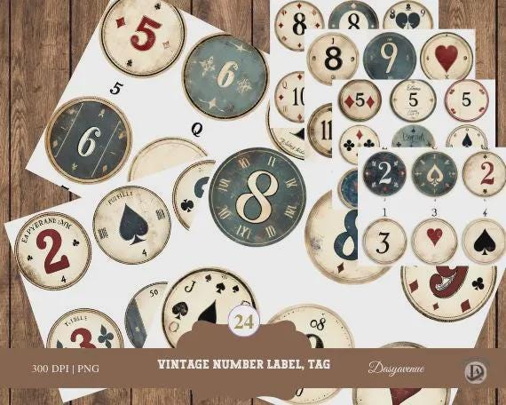 Green Shabby Chic Junk Journal Bundle, Vintage Ephemera Papers, Tags ...