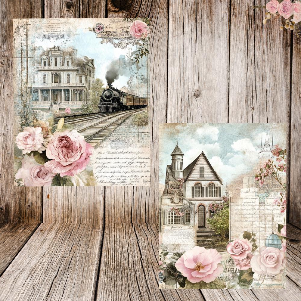 Vintage Junk Journal Set, Printable Floral Ephemera, Antique ...