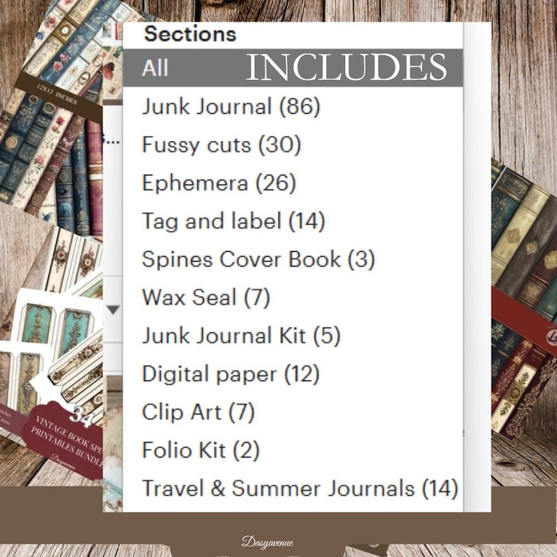 5000+ Vintage Junk Journal Printable Bundle – Mega Bundle Digital ...