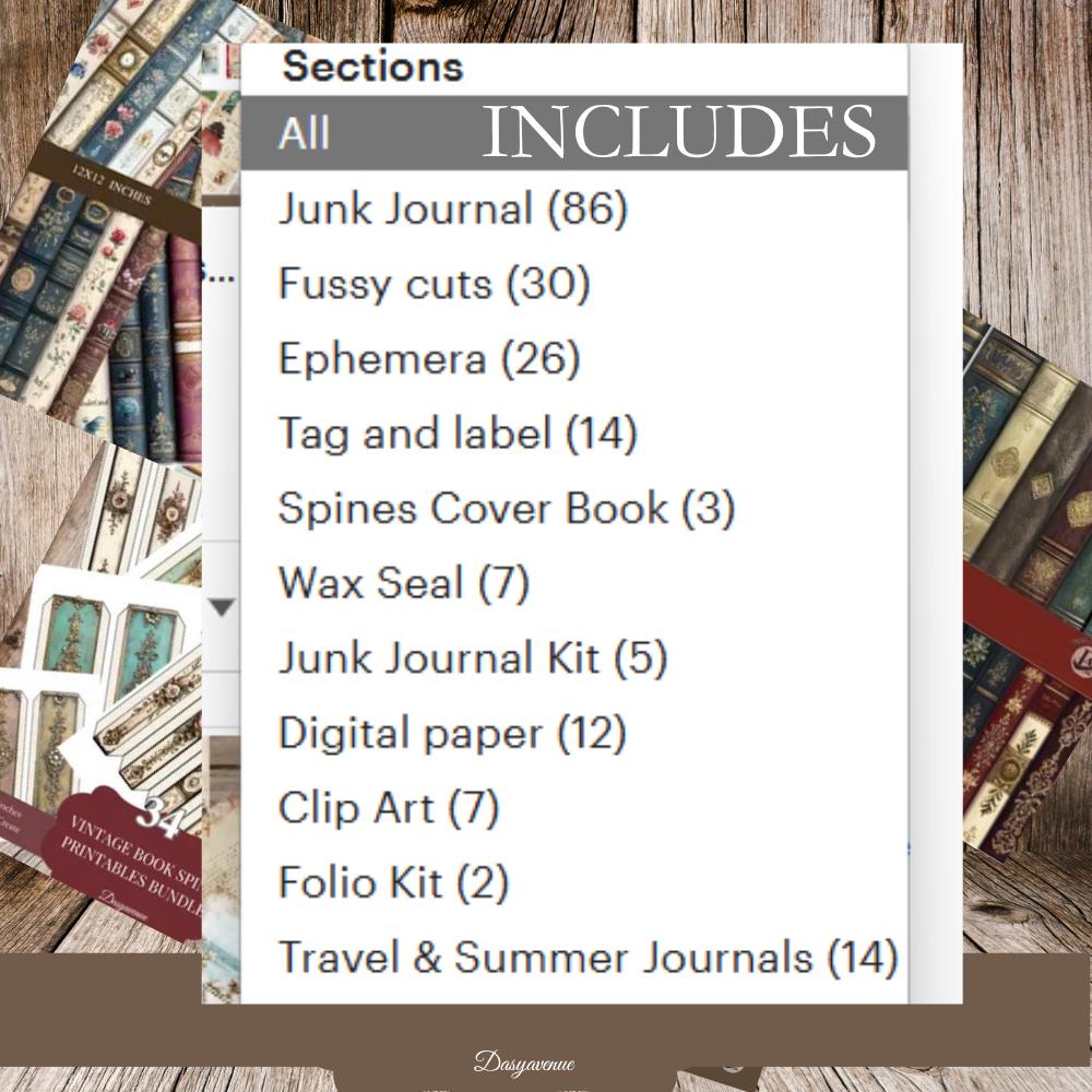 5000+ Vintage Junk Journal Printable Bundle – Mega Bundle Digital ...