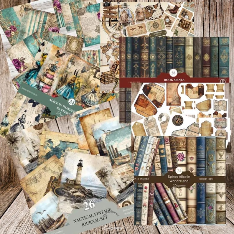 5000+ Vintage Junk Journal Printable Bundle – Mega Bundle Digital ...