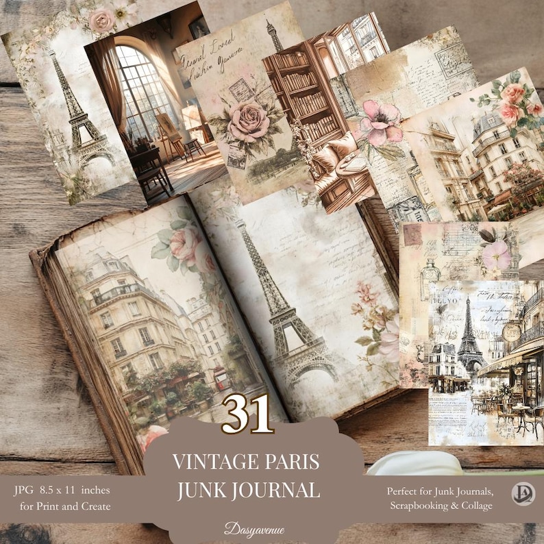 5000+ Vintage Junk Journal Printable Bundle – Mega Bundle Digital ...
