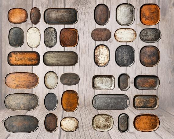 Transparent Rustic Label Vintage Blank Labels PNG | Rustic Grunge Tags, Distressed Enamel Plates ...