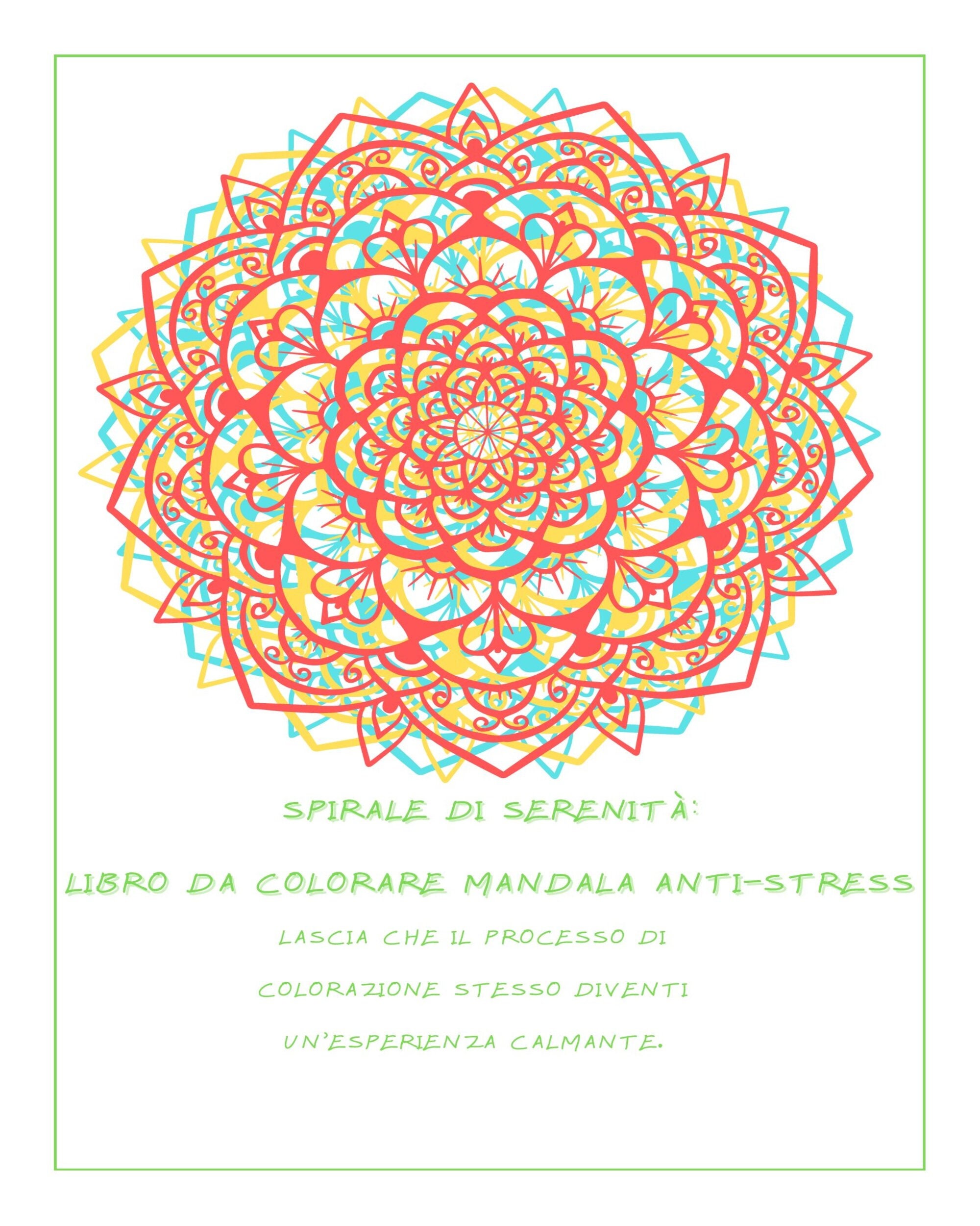 Libro da colorare con mandala tascabile: disegni zentangle antistress per un rilassamento consapevole - Italia