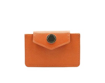 Fashionable card wallet with many Korean style compartments