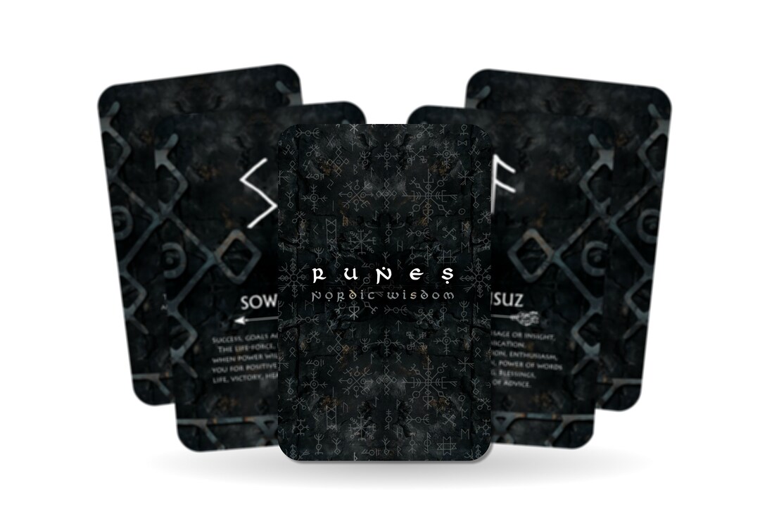 Nordic Wisdom - Runes - Ancient Alphabet - UK Edition - Divination Tool ...
