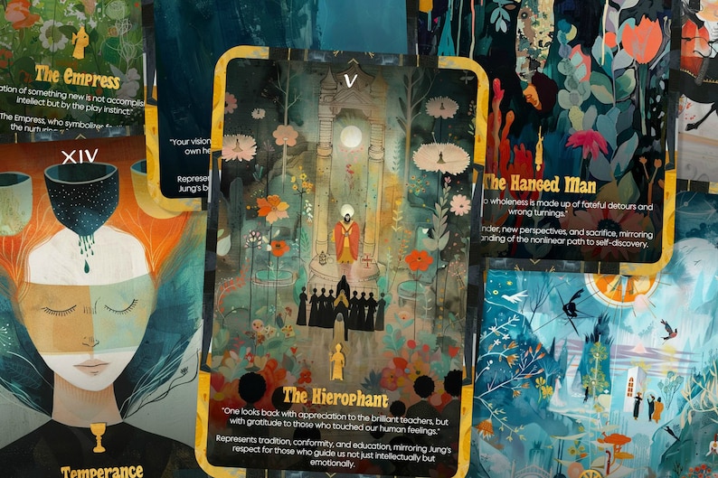 El Tarot de Carl Jung Arcanos Mayores Un viaje a través de la psique ...