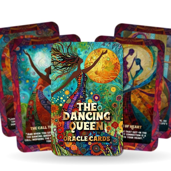 The Dancing Queen Oracle Cards - A Journey Through Song and Spirit - UK Edition - Divination Tool