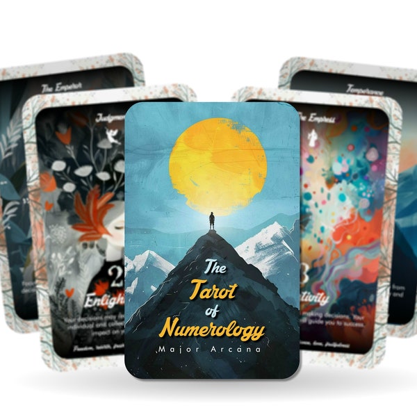 The Tarot of Numerology - Major Arcana - A Pathway to Decisions - Tarot Cards - UK Edition - Divination Tool