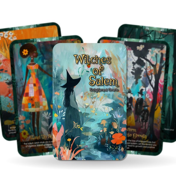 The Witches of Salem - Enlightened Oracle - Witches Wisdom - UK Edition - Divination Tool