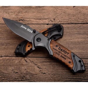 Personalized Pocket Knife for Groomsmen,  Fathers Day Gift, Groomsmen Knives, Engraved Groomsman Knife, Groomsmen Proposal, Custom Knife