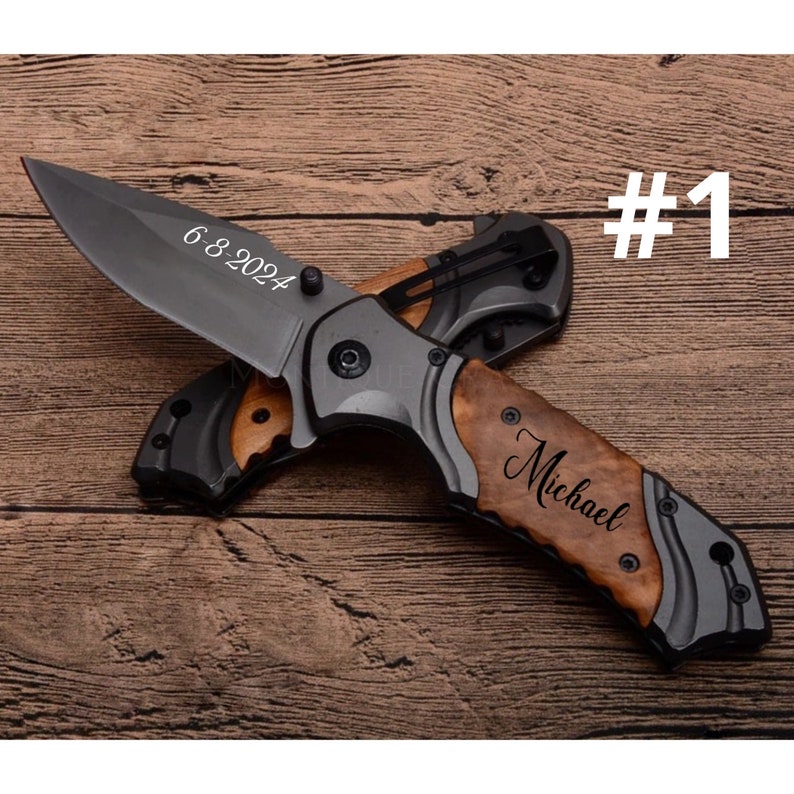 Personalized Pocket Knife for Groomsmen,  Fathers Day Gift, Groomsmen Knives, Engraved Groomsman Knife, Groomsmen Proposal, Custom Knife