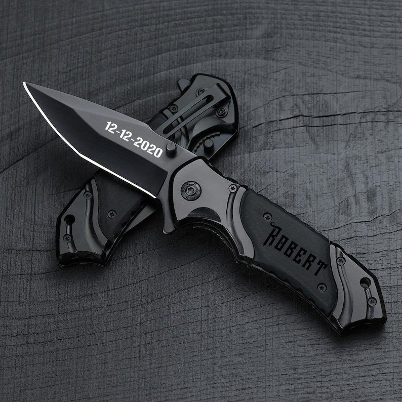 Personalized Pocket Knife for Groomsmen,  Fathers Day Gift, Groomsmen Knives, Engraved Groomsman Knife, Groomsmen Proposal, Custom Knife