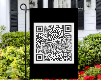 Subtle F*ck Trump QR Code Flag, Anti Trump Garden Flag, FDT Garden Flag, Anti Trump Yard Sign, Funny Anti Trump Flag, Trump Sucks Decor