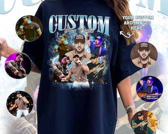 Comfort Colors® Custom Girlfriend Bootleg Shirt, Boyfriend Shirt, Shirt with Face on it,Custom Girlfriend Birthday Tee,Bachelorette Surprise