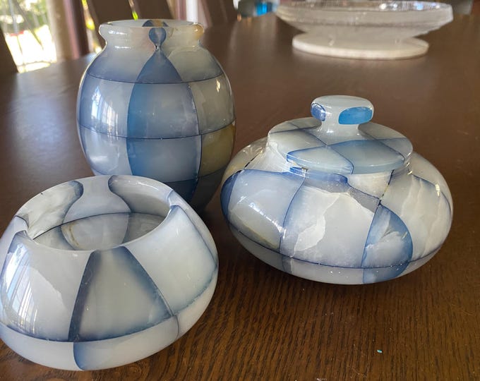 Featured listing image: Agate 3 Piece Dresser Set ++