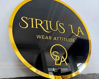 Custom Acrylic Sign | Business Signs | Custom Business Sign | Reception Sign | Custom Wall Sign