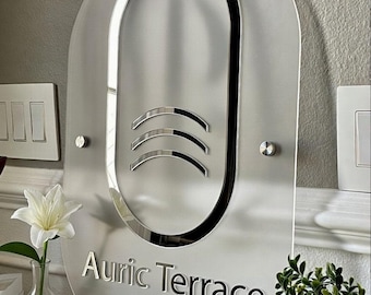 Acrylic Business Sign | Customized Business Acrylic Logo | Salon Front Decor | Office Door Sign