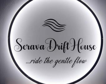 Custom Acrylic Business Backlit Sign | 3D and UV Printed Acrylic Logo Sign |  Reception Sign