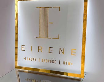 Custom 3D Backlit Sign | Business Logo Sign | Custom Acrylic Sign | Acrylic Logo Sign |  Light Up Sign | Led Sign