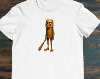 Tung Tung Tung Sahur Italienische Brainrot Herren Damen Unisex Baumwolle T-Shirt bedruckt