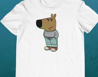 Chill Guy Funny Meme Women's Men's Unisex Cotton Tee Unique Print T-Shirt