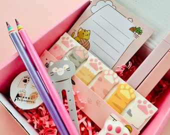Pinky Cat Stationery Gift Box