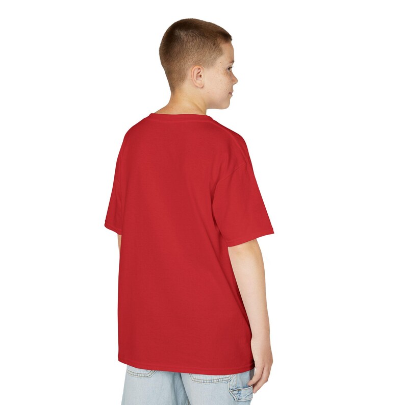 MC Cute Baby Zombie Riding a Chicken CJ Design Kids Tee - T-Shirt, Birthday Gift Gamer Apparel Playdate Outfit Casual Wear Cool Kids Clothes Red