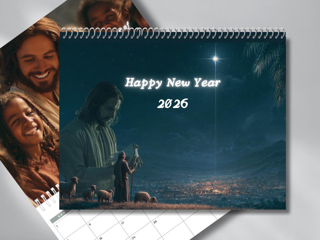 2026 Wall Calendar • Christian With Bible Verse and Motivations From ...