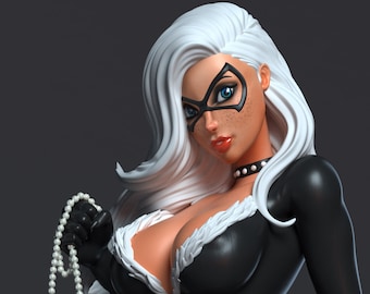 Archivo STL 3D de la versión 2 de Diamond Thief Cat Sfw+Nsfw, impresión digital 3D