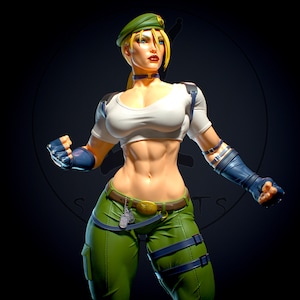 Soldier Mortal Girl Sfw+Nsfw 2 Versions 3D STL File, 3D Digital Printing