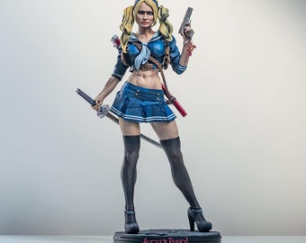 Emily Browning Sucker Punch Baby Doll  3D STL File, 3D Digital Printing, Movie Characters, comic, Figures