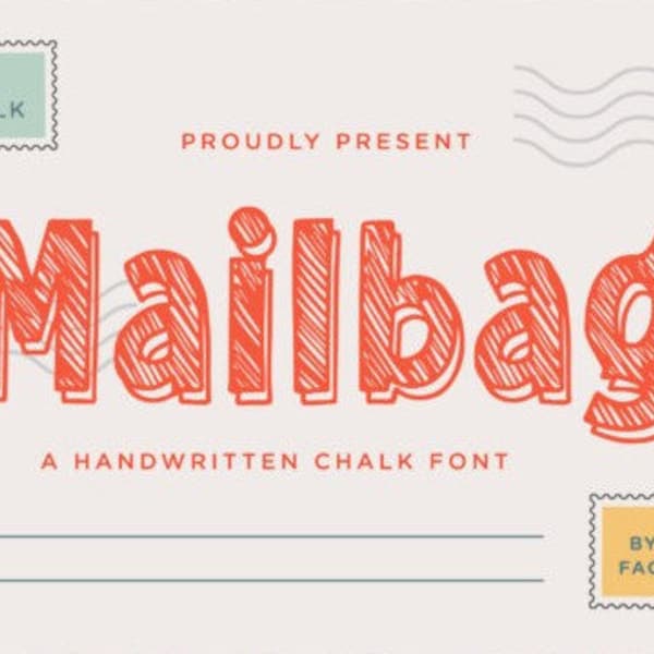 Mailbag Font, Display Font, Vintage Cricut Font, Font Bundle for Cricut, Groovy Font, Farmhouse Font, Retro Font, Branding Font