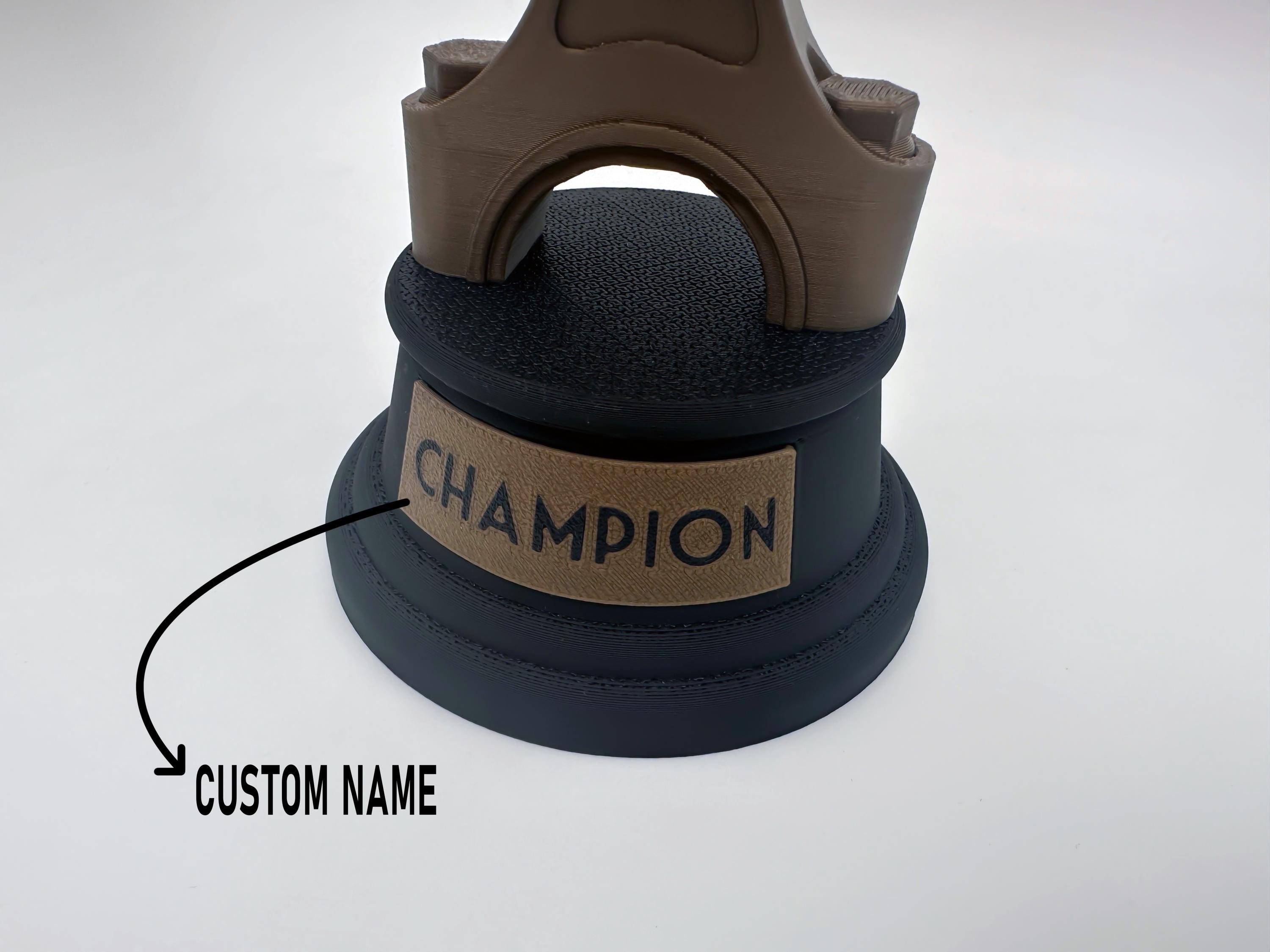 Customizable Piston Cup Trophy: Hudson Hornet Cars Replica - Etsy