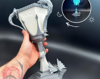 Glow in the Dark Champion Wizard Cup Replica Trophy – Magical Sorcerer Decor for Cosplay, Fantasy Collectors, Movie-Inspired Gift Prop