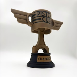 Customizable Piston Cup, Hudson Hornet Piston Cup Cars Trophy Unique