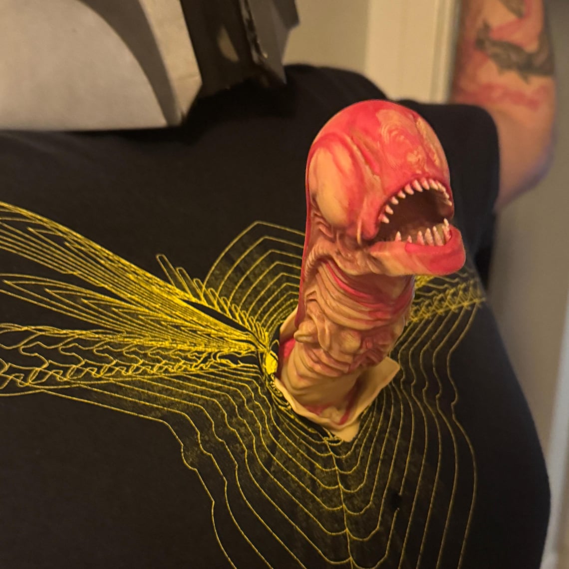 Hand-painted Alien Chestburster Costume, Sci-fi Horror Prop - Etsy