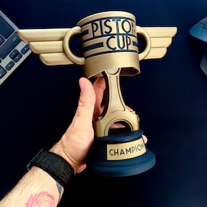 Customizable Piston Cup, Hudson Hornet Piston Cup Cars Trophy Unique